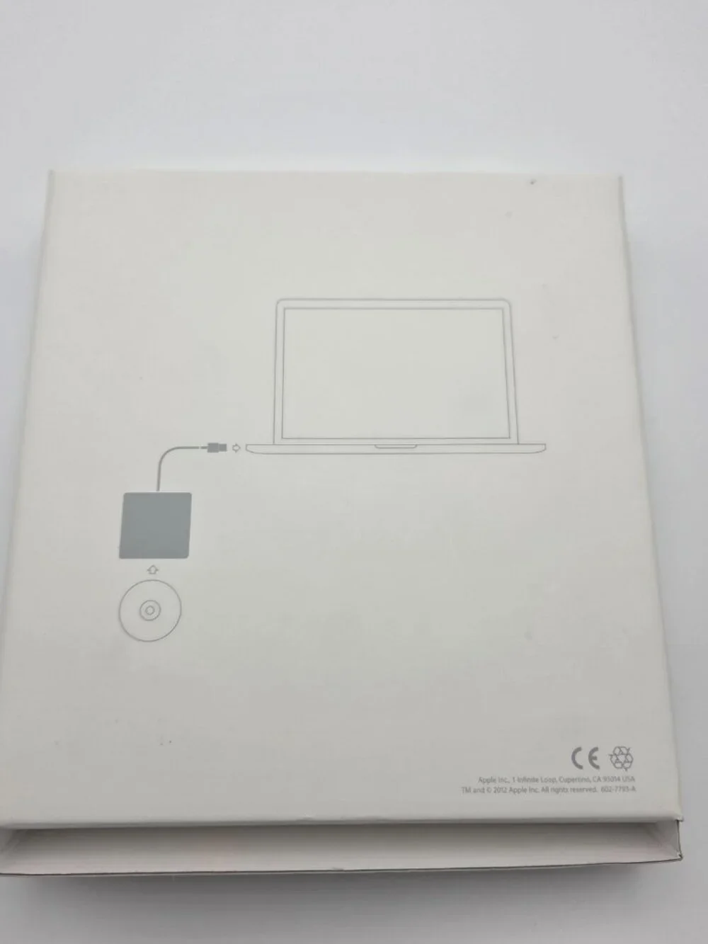 Apple USB SuperDrive External Optical Drive A1379 MD564LL/A (Untested)